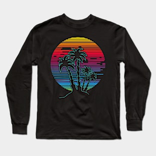 Tropical Summer Long Sleeve T-Shirt